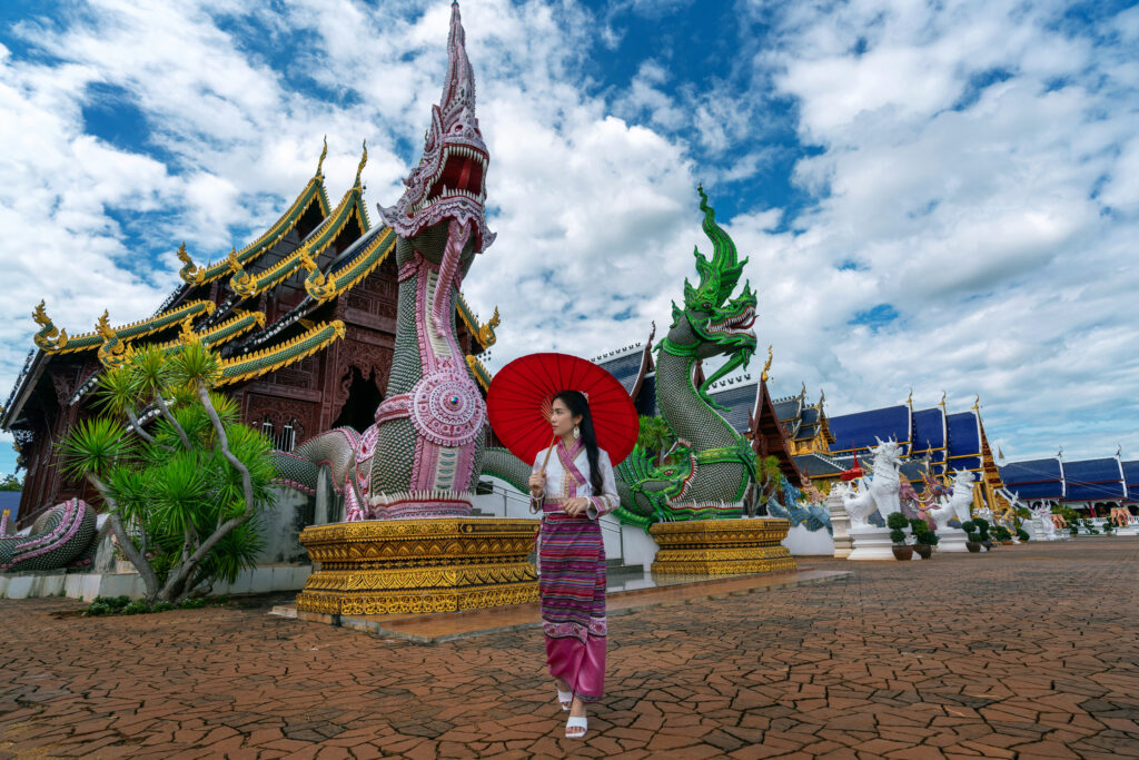 asian-women-wearing-thai-dress-costume-traditional-according-thai-culture-temple-chiang-mai 