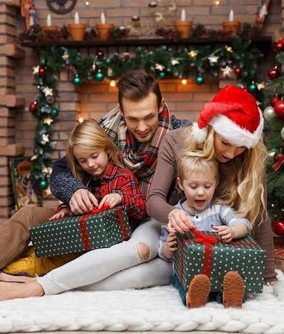 christmas day celebration with family