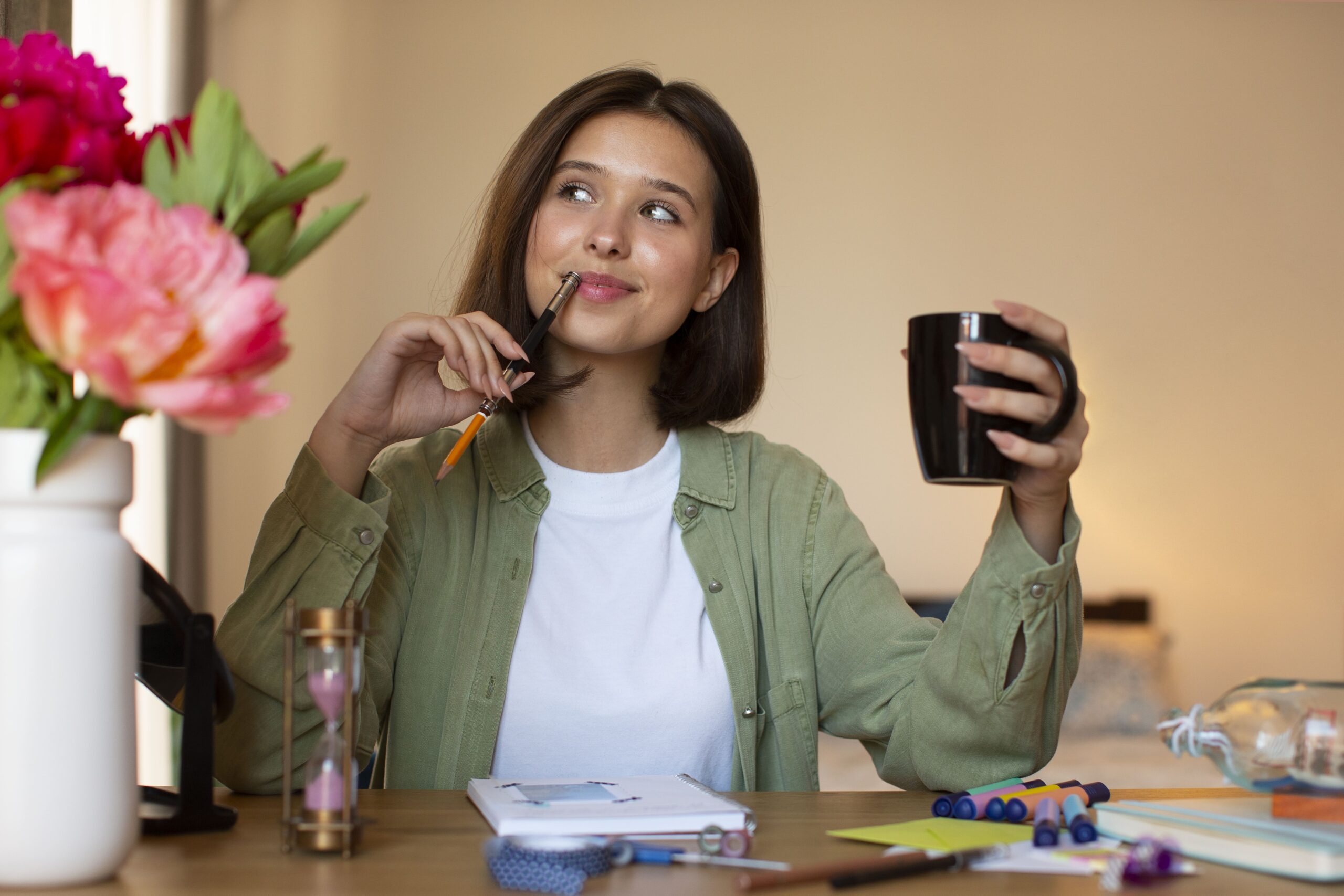 front-view-woman-doing-creative-journaling